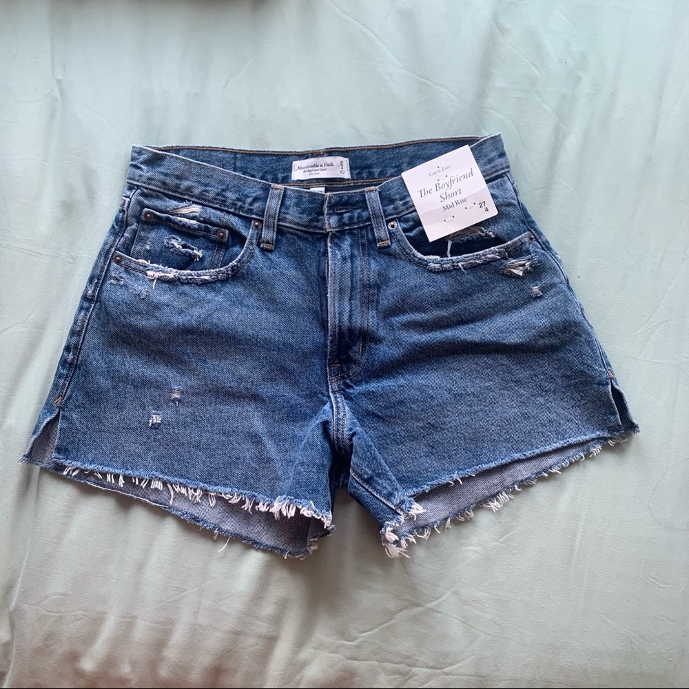 Abercrombie & Fitch Blue Jean Shorts
